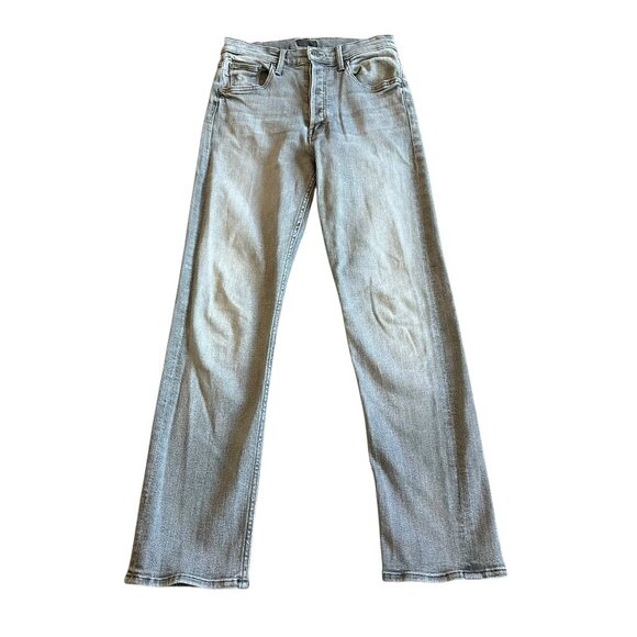 Mother Denim The Tomcat Ankle Beam Me Up Grey Jeans Stretch Size 26 Women's - Picture 1 of 14